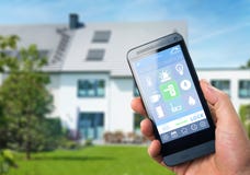 Smart Home Device - Home Control Royalty Free Stock Photography
