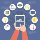 Smart home, vector illustration royalty free illustration Smart home, vector illustration royalty free illustration