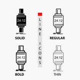 smart klocka, smartwatch, klocka, äpple, androidsymbol i tunn, vanlig djärv linje och skårastil ocks? vektor f?r coreldrawillustr royaltyfri illustrationer smart klocka, smartwatch, klocka, äpple, androidsymbol i tunn, vanlig djärv linje och skårastil ocks? vektor f?r coreldrawillustr royaltyfri illustrationer