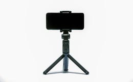 Smart Phone And Tripod Stock Photo Smart Phone And Tripod Stock Photo