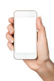 Smart Phone in bianco a disposizione fotografia stock Smart Phone in bianco a disposizione fotografia stock