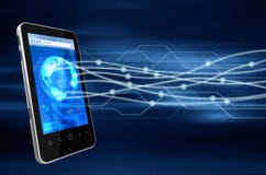 Smart Phone Connection Concept royalty free illustration Smart Phone Connection Concept royalty free illustration