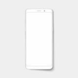 Smart Phone. Realistic Mobile Phone Smart Phone With Blank Screen Isolated On Background. Vector Illustration For Printing And Web Stock Photography