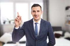 Smart realtor having a great idea stock photos Smart realtor having a great idea stock photos