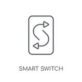 smart Switch linear icon. Modern outline smart Switch logo conce vector illustration smart Switch linear icon. Modern outline smart Switch logo conce vector illustration
