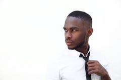 Smart ung afrikansk affärsman royaltyfria foton Smart ung afrikansk affärsman royaltyfria foton
