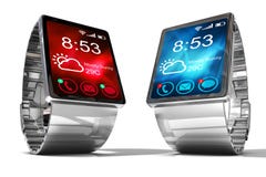 Smart watch. Creative business mobility and modern mobile wearable device technology concept. vector illustration Smart watch. Creative business mobility and modern mobile wearable device technology concept. vector illustration