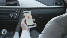 Smartphone connecting to WiFi
