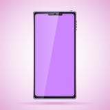 Smartphone de lujo costoso elegante negro con una pantalla brillante de cristal del tacto, vector realista moderno del teléfono m ilustración del vector Smartphone de lujo costoso elegante negro con una pantalla brillante de cristal del tacto, vector realista moderno del teléfono m ilustración del vector