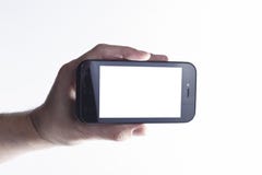 Smartphone in Hand. royalty free stock image Smartphone in Hand. royalty free stock image