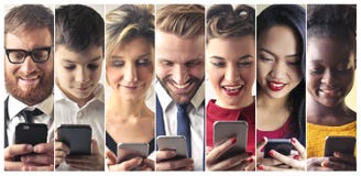 Smartphone-Verslaafden Smartphone-Verslaafden