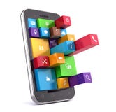 Smartphone με τα apps Smartphone με τα apps