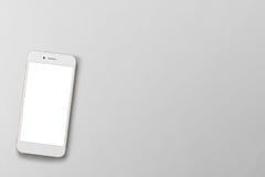 Smartphone με την άσπρη κενή οθόνη στοκ φωτογραφία με δικαίωμα ελεύθερης χρήσης Smartphone με την άσπρη κενή οθόνη στοκ φωτογραφία με δικαίωμα ελεύθερης χρήσης