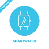 smartwatch icon vector. Thin line smartwatch outline icon vector illustration.smartwatch symbol for use on web and mobile apps, royalty free illustration smartwatch icon vector. Thin line smartwatch outline icon vector illustration.smartwatch symbol for use on web and mobile apps, royalty free illustration