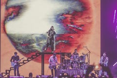 The Smashing Pumpkins live concert Bologna 2018 stock photos The Smashing Pumpkins live concert Bologna 2018 stock photos