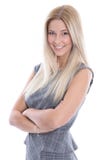 Smiling beautiful young businesswoman over white background. stock photo Smiling beautiful young businesswoman over white background. stock photo