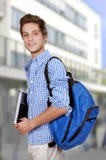 Smiling Boy Student In High School Stock Photography