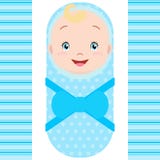 Smiling caucasian baby boy isolated on white background. vector illustration Smiling caucasian baby boy isolated on white background. vector illustration