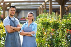 Garden Center Employees stock images Garden Center Employees stock images