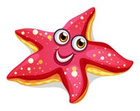 A smiling starfish Stock Photography A smiling starfish Stock Photography