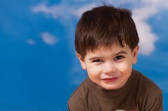 Smiling Three Year Old Boy Stock Photography