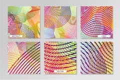 Abstract vector backrounds set with guilloche mash pattern. Smouth lines. Royalty Free Stock Photo Abstract vector backrounds set with guilloche mash pattern. Smouth lines. Royalty Free Stock Photo