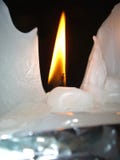 smältande wax för stearinljusflamma Fotografering för Bildbyråer smältande wax för stearinljusflamma Fotografering för Bildbyråer