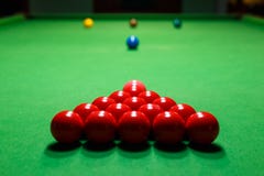 Snooker ball on a billiard table Royalty Free Stock Photo Snooker ball on a billiard table Royalty Free Stock Photo