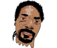 Snopp Dogg stock de ilustración Snopp Dogg stock de ilustración