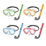 Snorkel vector collection design stock illustration Snorkel vector collection design stock illustration