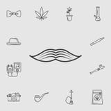 Snorpictogram Gedetailleerde reeks levensstijlpictogrammen Het grafische ontwerp van de premiekwaliteit Één van de inzamelingspic stock illustratie Snorpictogram Gedetailleerde reeks levensstijlpictogrammen Het grafische ontwerp van de premiekwaliteit Één van de inzamelingspic stock illustratie
