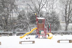 Snow covered ground. A heavy fall of snow covered the ground Royalty Free Stock Photos Snow covered ground. A heavy fall of snow covered the ground Royalty Free Stock Photos