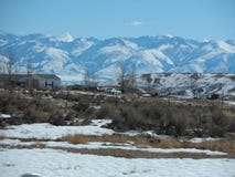 Snow covered Ruby mountains royalty free stock images Snow covered Ruby mountains royalty free stock images