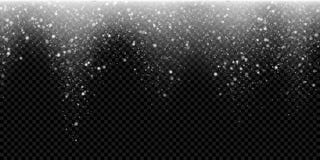 Snow falling glittering snowflake light winter glitter particles Christmas sparkling vector background vector illustration Snow falling glittering snowflake light winter glitter particles Christmas sparkling vector background vector illustration