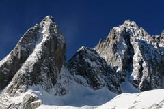 Snow Mountain Royalty Free Stock Images