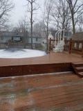 Covered deck royalty free stock photos Covered deck royalty free stock photos