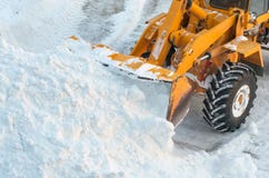 Snow Removal Royalty Free Stock Images Snow Removal Royalty Free Stock Images