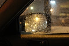 Snow Storm out the side window stock image Snow Storm out the side window stock image