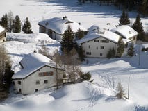 Snow village
