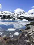 The snowcovered mountains royalty free stock images The snowcovered mountains royalty free stock images