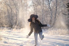 snowdrift royaltyfria foton snowdrift royaltyfria foton