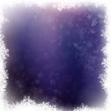 Snowflake flying, card or banner with snow elements, flakes confetti scatter. Cold weather winter symbols. EPS 10 royalty free illustration Snowflake flying, card or banner with snow elements, flakes confetti scatter. Cold weather winter symbols. EPS 10 royalty free illustration