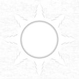 Snowflake φιαγμένο από χριστουγεννιάτικα δέντρα στο άσπρο υπόβαθρο grunge απεικόνιση αποθεμάτων Snowflake φιαγμένο από χριστουγεννιάτικα δέντρα στο άσπρο υπόβαθρο grunge απεικόνιση αποθεμάτων