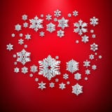 Snowflakes Χριστουγέννων της Λευκής Βίβλου διακόσμηση σε ένα κόκκινο υπόβαθρο 10 eps διανυσματική απεικόνιση Snowflakes Χριστουγέννων της Λευκής Βίβλου διακόσμηση σε ένα κόκκινο υπόβαθρο 10 eps διανυσματική απεικόνιση