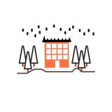 Snowing icon vector isolated on white background, Snowing sign , disaster symbols stock illustration Snowing icon vector isolated on white background, Snowing sign , disaster symbols stock illustration