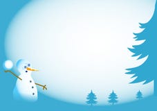 Snowman Background Stock Images Snowman Background Stock Images