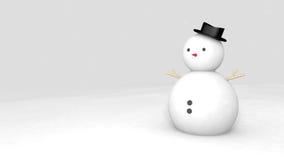 Snowman 3d Motion Background
