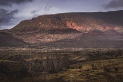 Snowstorm Approaching Verde Valley stock photography Snowstorm Approaching Verde Valley stock photography