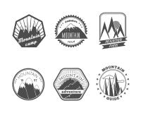 Snowy mountains labels collection royalty free illustration Snowy mountains labels collection royalty free illustration