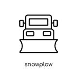 Snöplogsymbol från samling stock illustrationer Snöplogsymbol från samling stock illustrationer